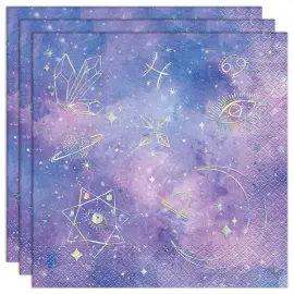 Violetit Servetit Purple Galaxy