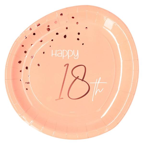 Happy 18th Lautaset Vaaleanpinkki