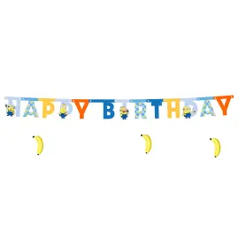 Minions Happy Birthday Viirinauha 153 x 50 cm