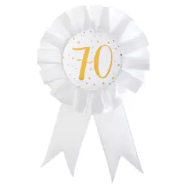 Palkintoruusuke 70 v T&auml;htikuvioinen