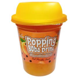 Popping Boba -juoma Keltainen Persikka 350 ml