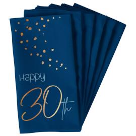 Happy 30th Lautasliinat Tummansininen
