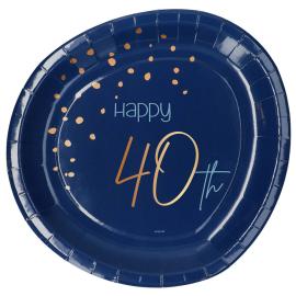 Happy 40th Lautaset Tummansininen