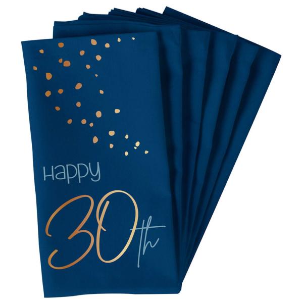 Happy 30th Lautasliinat Tummansininen