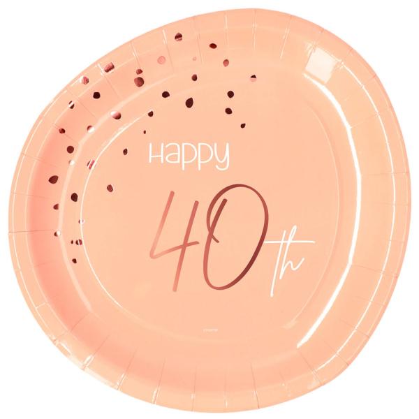 Happy 40th Lautaset Vaaleanpinkki