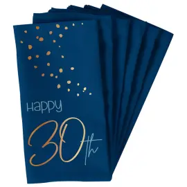 Happy 30th Lautasliinat Tummansininen