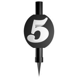 Musta Jääsoihtu Numerolla 5