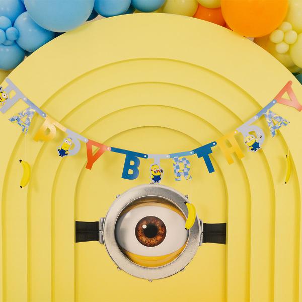 Minions Happy Birthday Viirinauha 153 x 50 cm