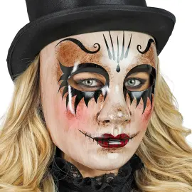 Commedia Dell'arte Nainen Naamio