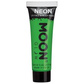 Moon Glow Neon UV Vartalo- & Kasvomaali Intensiivinen Vihreä