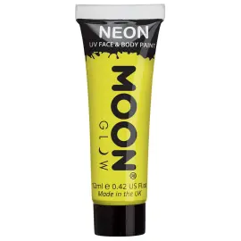 Moon Glow Neon UV Vartalo- & Kasvomaali Intensiivinen Keltainen