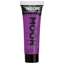 Moon Glow Neon UV Vartalo- & Kasvomaali Intensiivinen Violetti
