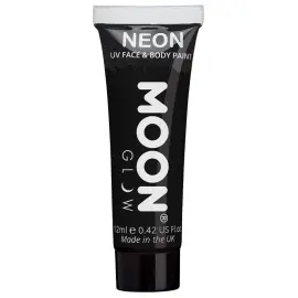 Moon Glow Neon UV Vartalo- & Kasvomaali Musta