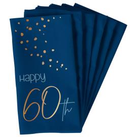 Happy 60th Lautasliinat Tummansininen