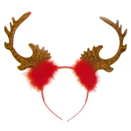 Punainen Hiuspanta Poronsarvilla