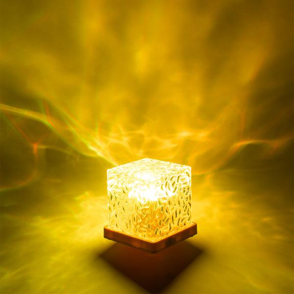 RGB LED-lamppu Aaltokuviolla 11,5 cm