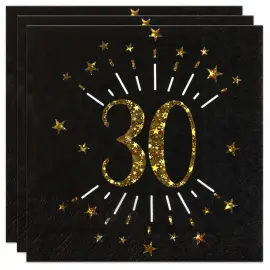 Lautasliinat 30 v Birthday Party Kulta