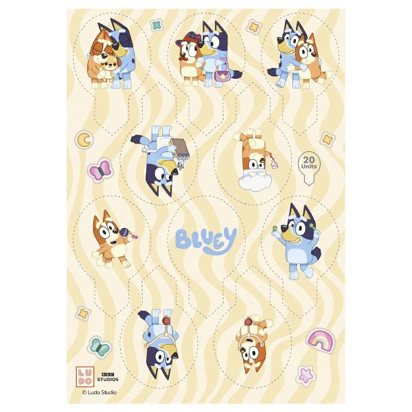 Syötävät Muffinssikoristeet Bluey 6,3 cm 12 g 20 kpl