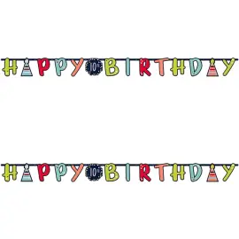 Happy Birthday Kirjainnauha Celebrate