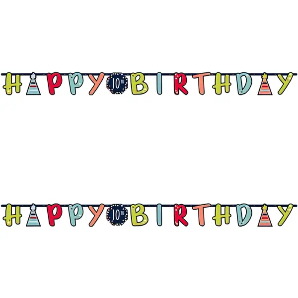 Happy Birthday Kirjainnauha Celebrate