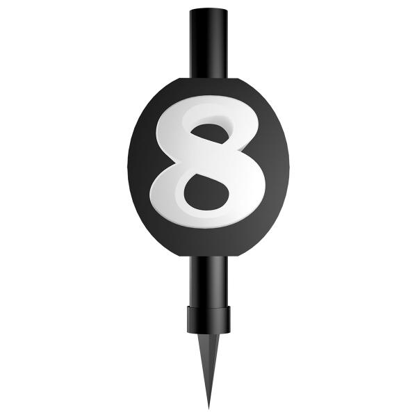 Musta Jääsoihtu Numerolla 8