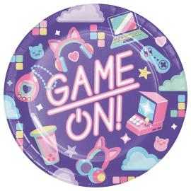 Pahvilautaset Gamer Party 8 kpl