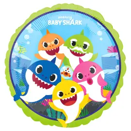 Pyöreä Folioilmapallo Baby Shark