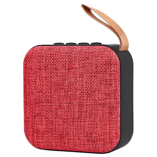 Neliskanttinen Bluetooth Kaiutin Punainen