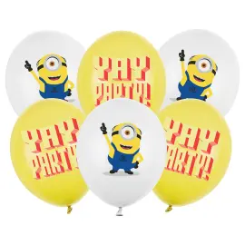 Minions Lateksi-ilmapallot Mix 30 cm 6 kpl