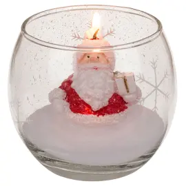Joulukynttilä Hahmo Lasipurkissa