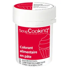Pastaväri Punainen Unikko ScrapCooking