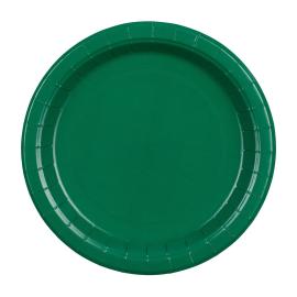Paperilautaset Tummanvihre&auml; 18 cm 6 kpl