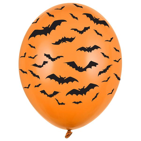 Lateksiilmapallot Lepakot Pastellioranssi