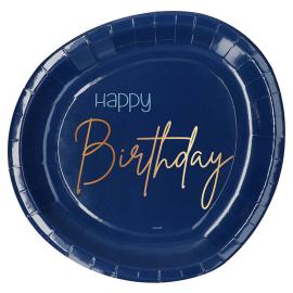 Happy Birthday Lautaset Tummansiniset
