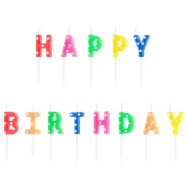 Happy Birthday Pilkulliset Kakkukynttilät