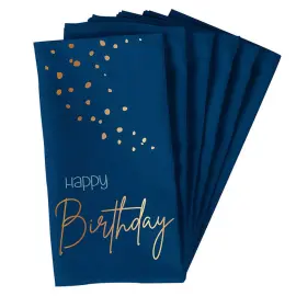Happy Birthday Lautasliinat Tummansininen