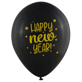 Lateksiilmapallot Happy New Year! 6 kpl