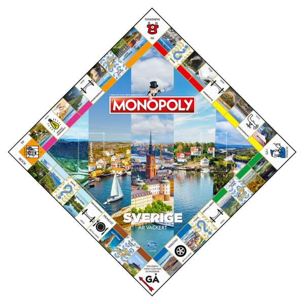 Monopoly Sverige Är Vackert Peli
