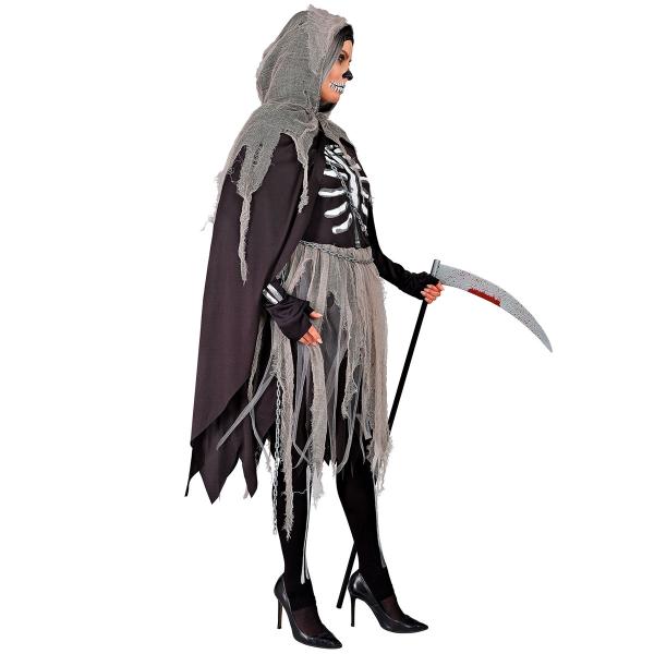 Viikatemies Naamiaisasu Luurangolla Naisten