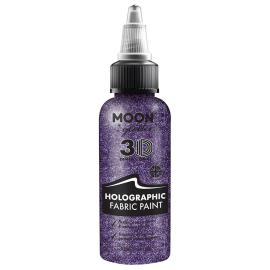 Moon Glitter Holografinen Glitter Tekstiiliväri Violetti 30 ml