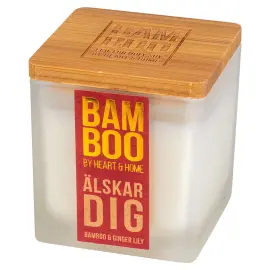 Bambuntuoksuinen Kynttilä Älskar Dig