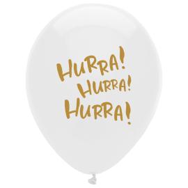 Lateksiilmapallot Hurra! 6 kpl