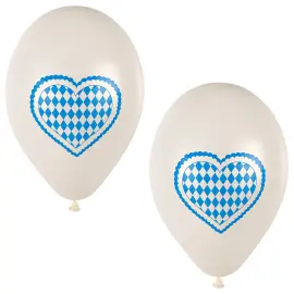 Oktoberfest Ilmapallot Valkoinen 20-kpl