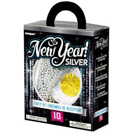 Happy New Year Juhlapakkaus Hopea