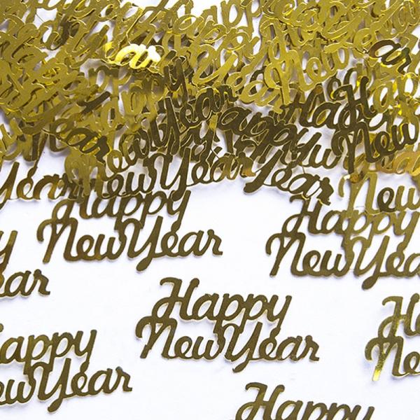 Happy New Year Kultakonfetti