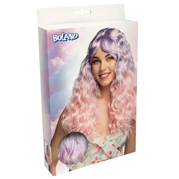 Kihara Peruukki Vaaleanpunainen/Violetti