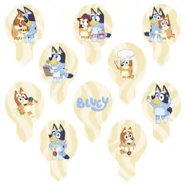 Sy&ouml;t&auml;v&auml;t Muffinssikoristeet Bluey 6,3 cm 12 g 20 kpl