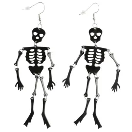 Halloween Korvakorut Mustat Luurangot