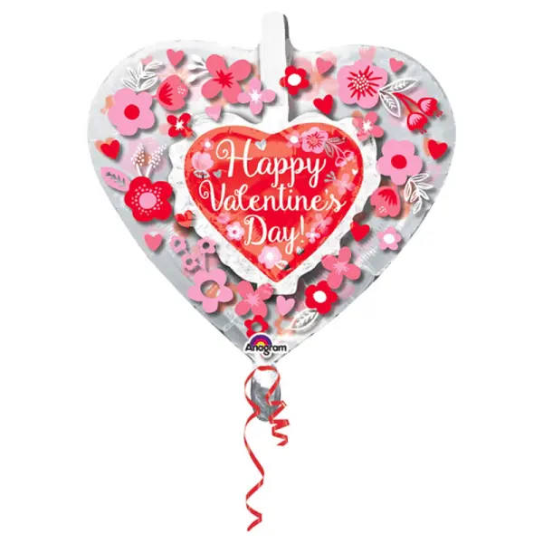 Happy Valentines Day Tupla Ilmapallo