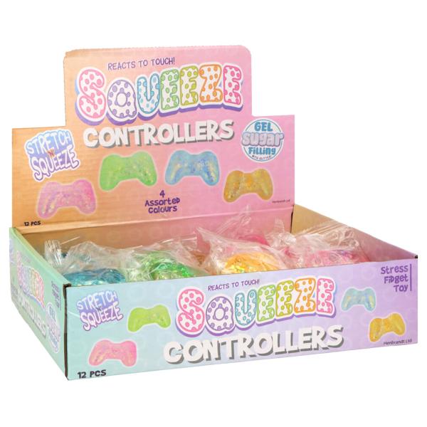 Squeeze Kimalteleva Peliohjain Lelu 8,5 cm